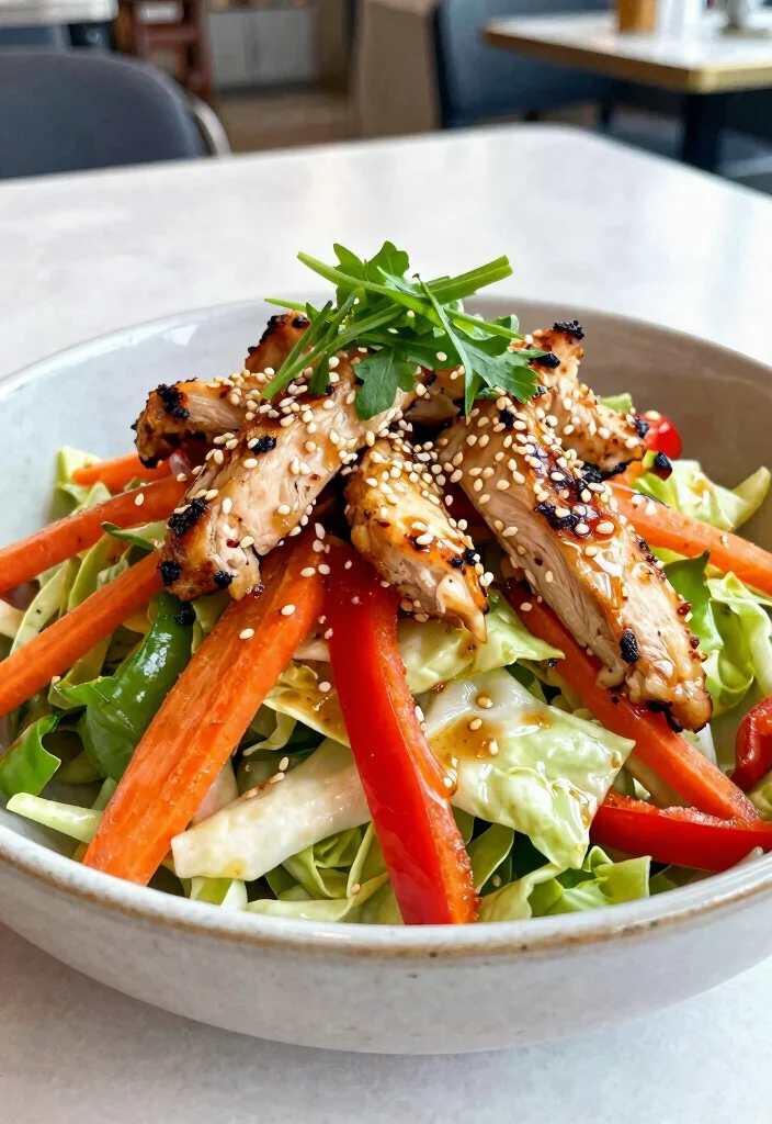 10 Grilled Chicken Salad Recipes for Hearty Fresh Plates 9. Asian Sesame Grilled Chicken Salad 0