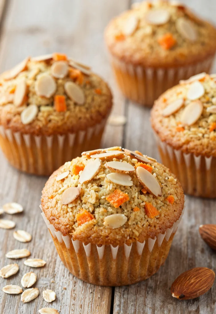 10 Healthy Carrot Muffin Recipes for Easy Snack Prep 2. Carrot Muffins with Oats and Almonds 0