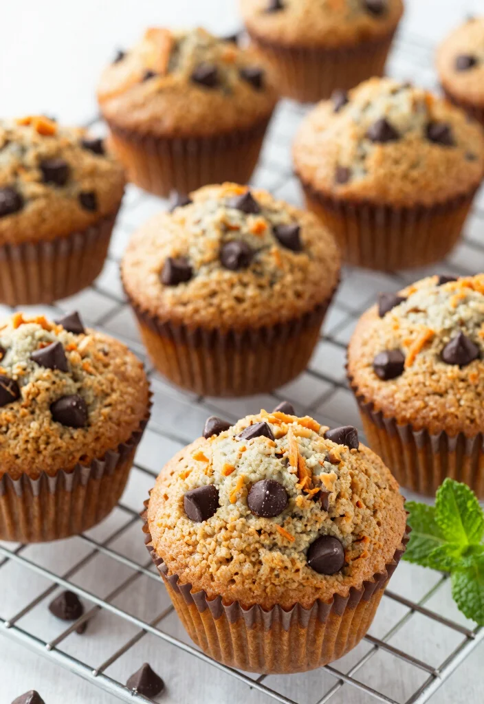 10 Healthy Carrot Muffin Recipes for Easy Snack Prep 4. Chocolate Chip Carrot Muffins 0
