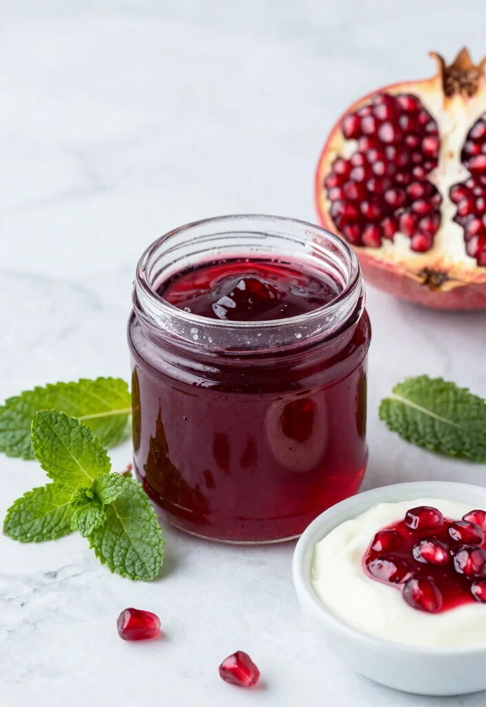 10 Healthy Jelly Recipes with Natural Sweeteners 6. Pomegranate Mint Jelly 0