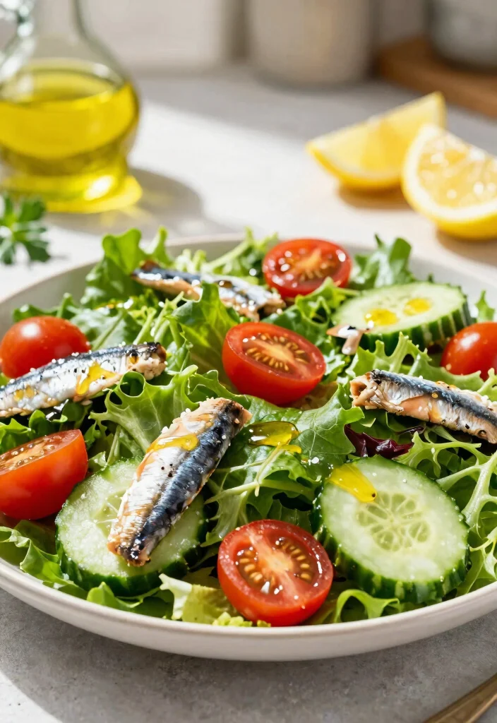 10 Healthy Sardine Recipes for Omega Rich Nutrition - 1. Mediterranean Sardine Salad 1