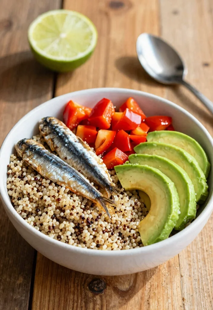 10 Healthy Sardine Recipes for Omega Rich Nutrition - 4. Sardine and Quinoa Bowl 1