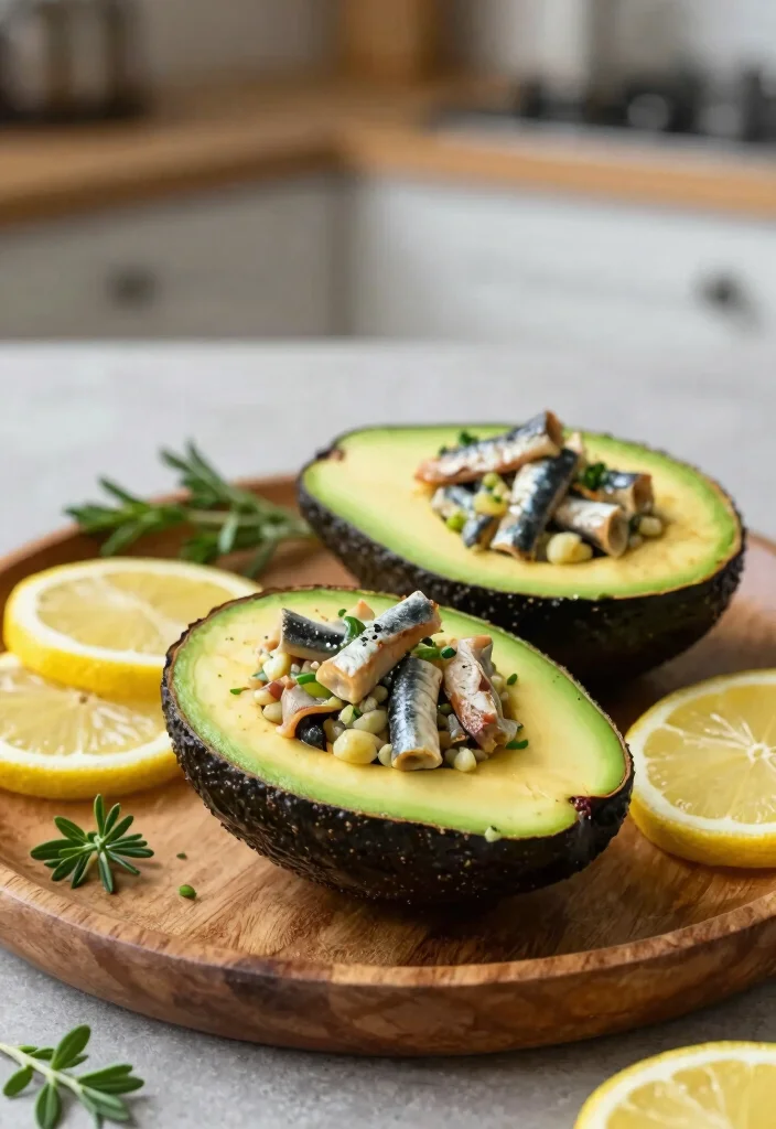 10 Healthy Sardine Recipes for Omega Rich Nutrition - 5. Sardine-Stuffed Avocados 1