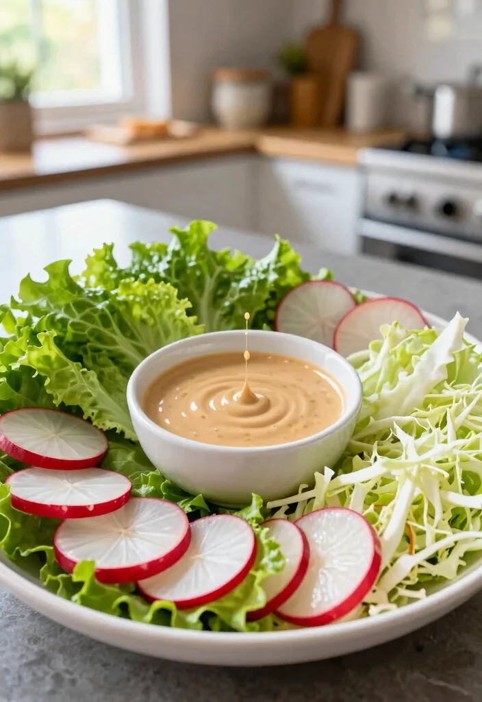 10 Hibachi Salad Dressing Recipes for Restaurant Style Flavor - 2. Creamy Sesame Dressing 1