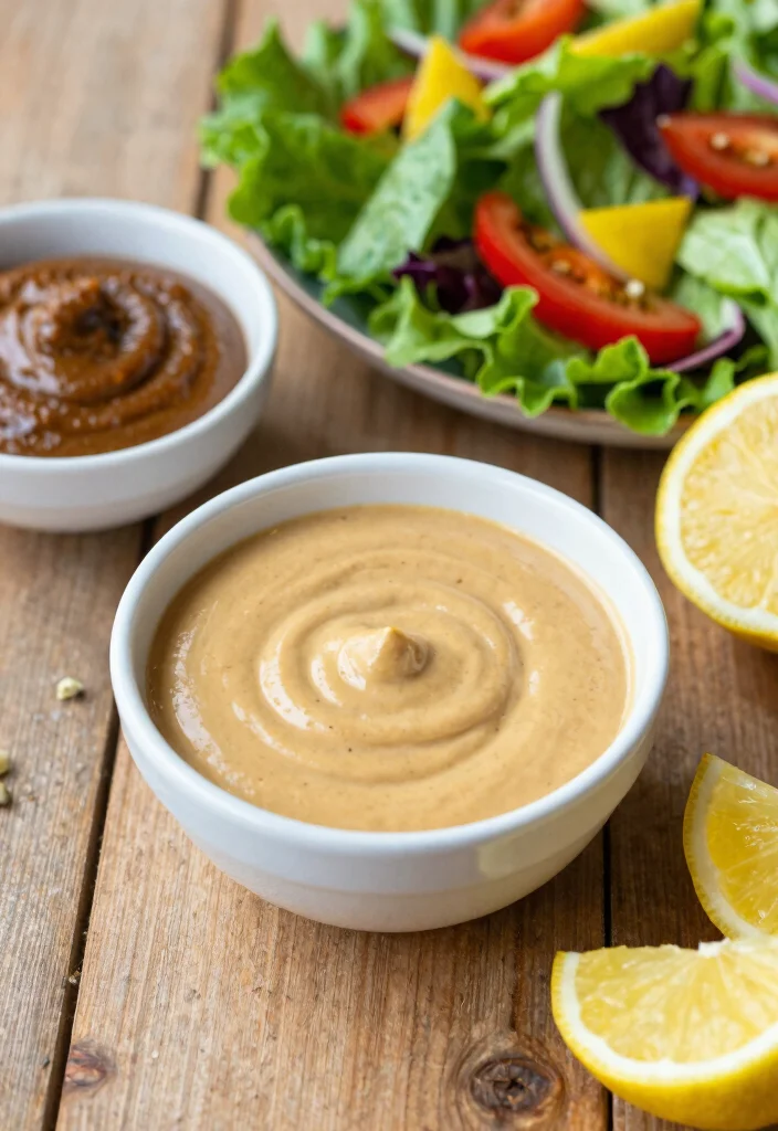 10 Hibachi Salad Dressing Recipes for Restaurant Style Flavor - 6. Miso Tahini Dressing 1