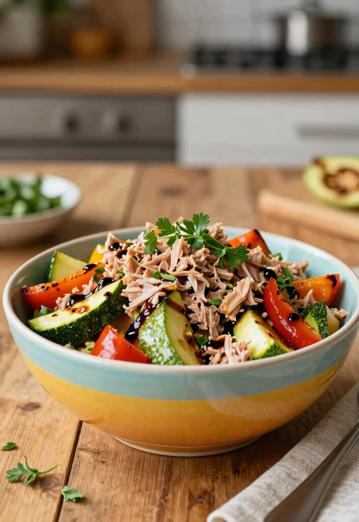 10 Tuna Salad Recipes for Light Protein Meals 7. Tuna Salad with Roasted Vegetables 0