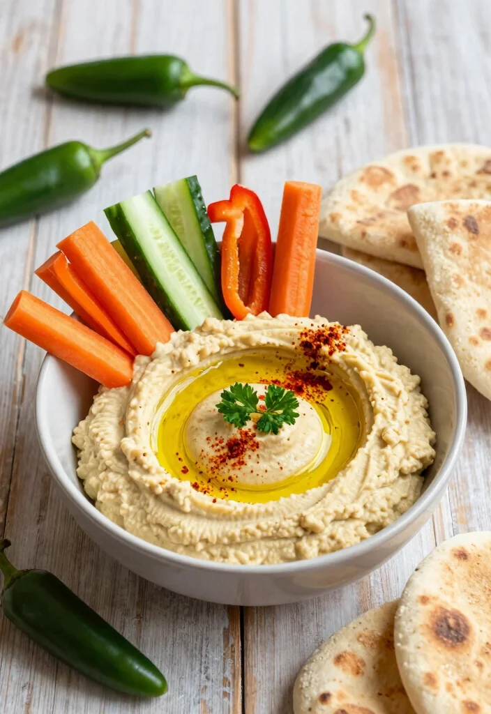 10 Vegan Jalapeo Recipes for Spicy Plant Based Flavor 1. Spicy Jalapeo Hummus 0