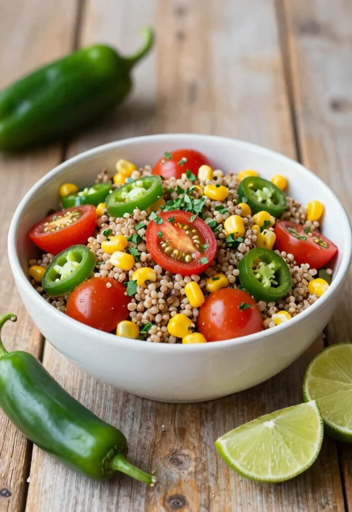 10 Vegan Jalapeo Recipes for Spicy Plant Based Flavor 9. Jalapeo Quinoa Salad 0