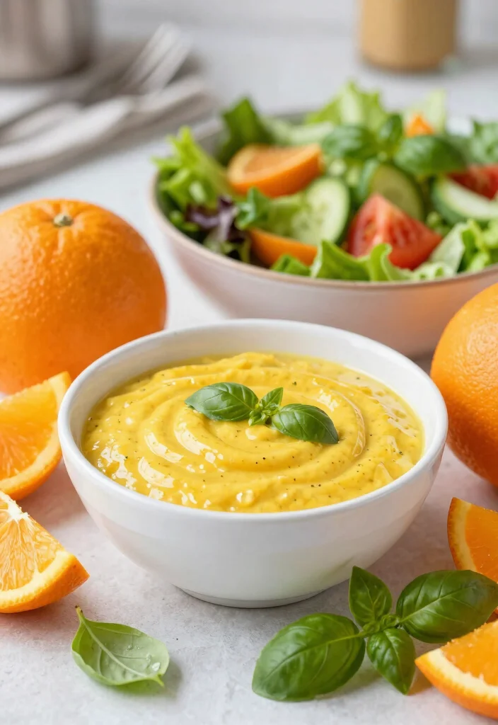 10 Vegan Orange Recipes for Sweet and Savory Dishes 10. Orange Basil Dressing 0