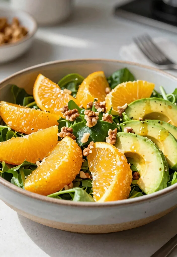 10 Vegan Orange Recipes for Sweet and Savory Dishes 2. Orange and Avocado Salad 0