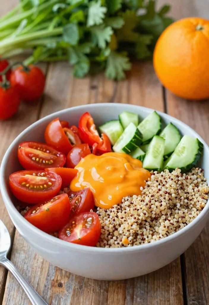 10 Vegan Orange Recipes for Sweet and Savory Dishes 3. Citrus Infused Quinoa Bowl 0