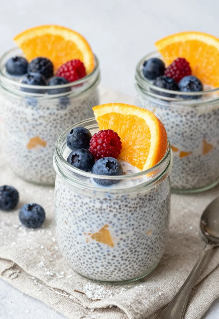 10 Vegan Orange Recipes for Sweet and Savory Dishes 4. Orange Coconut Chia Pudding 0