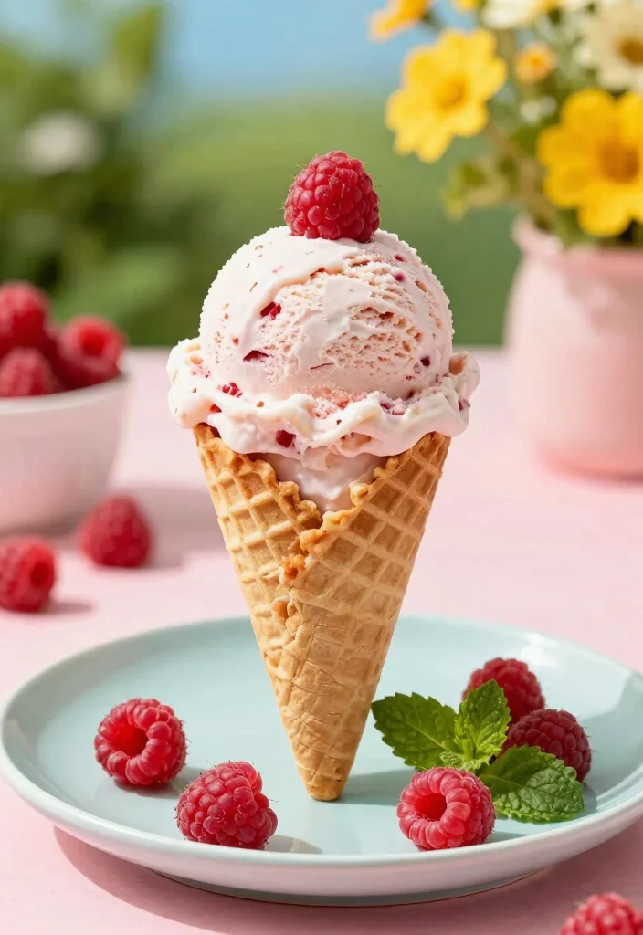 10 Vegan Raspberry Recipes for Sweet and Tart Treats 3. Vegan Raspberry Ice Cream 0