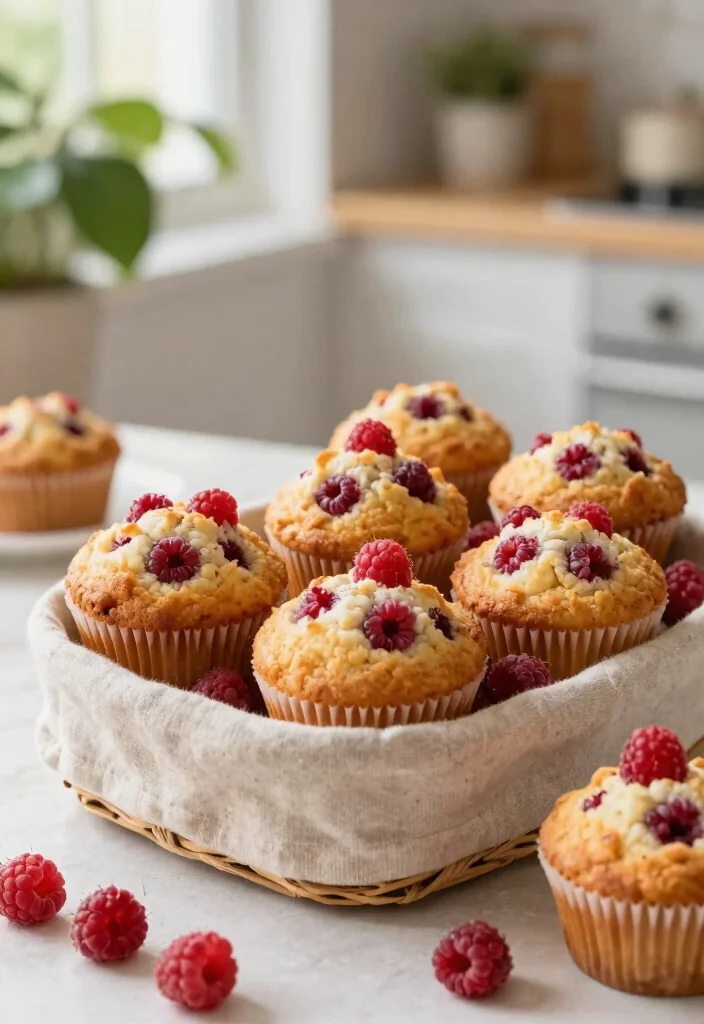 10 Vegan Raspberry Recipes for Sweet and Tart Treats 5. Vegan Raspberry Muffins 0