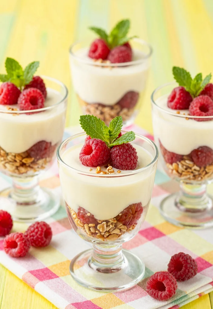 10 Vegan Raspberry Recipes for Sweet and Tart Treats 9. Raspberry Pudding Parfaits 0