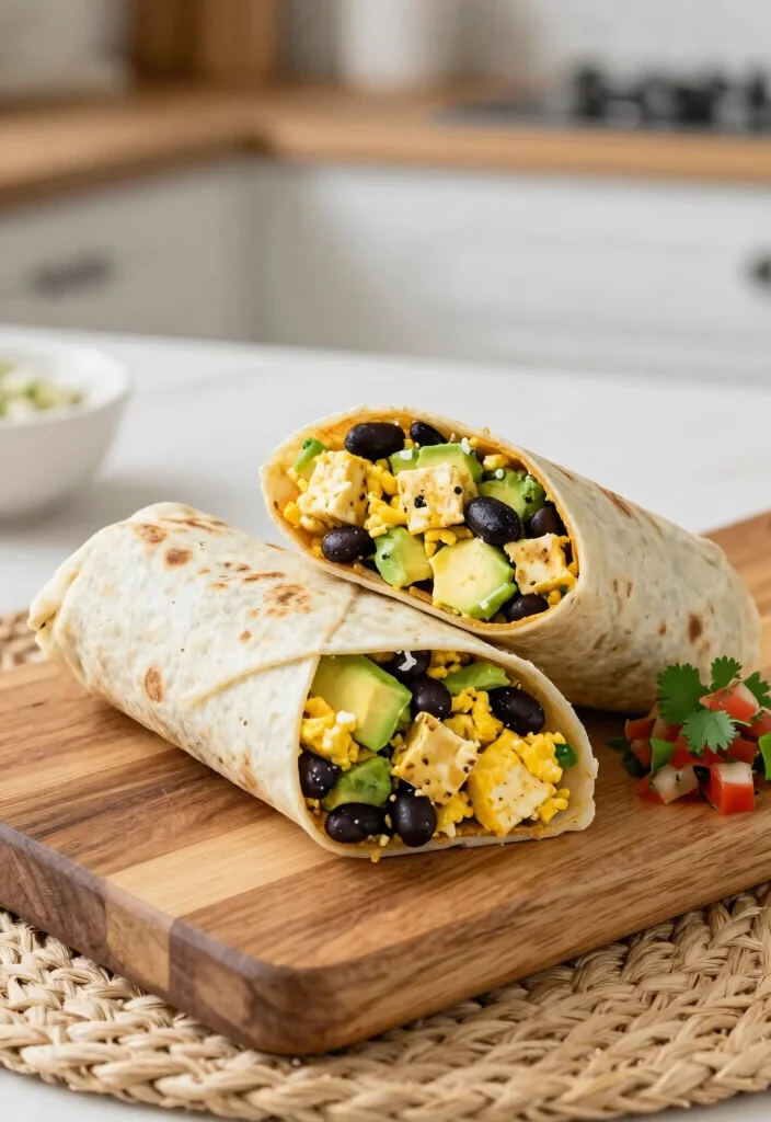 10 Vegan Tofu Scrambled Egg Recipes for Protein Packed Breakfasts 7. Tofu Scramble Breakfast Burrito 0