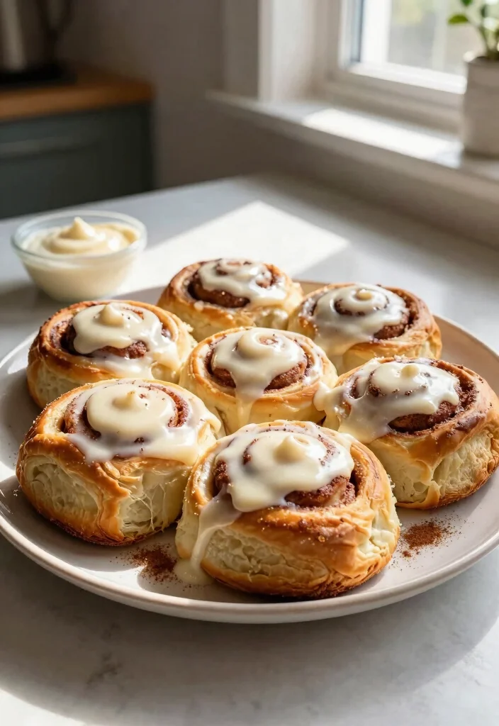 12 American Dessert Recipes with Classic Comfort Flavor 11. Puff Pastry Cinnamon Rolls 0
