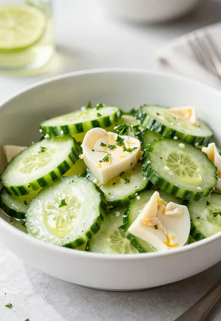 12 Brazilian Salad Recipes with Fresh Vibrant Flavor 4. Cucumber and Hearts of Palm Salad 0
