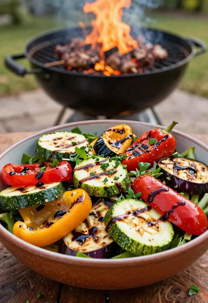 12 Brazilian Salad Recipes with Fresh Vibrant Flavor 8. Grilled Vegetable Salad 0