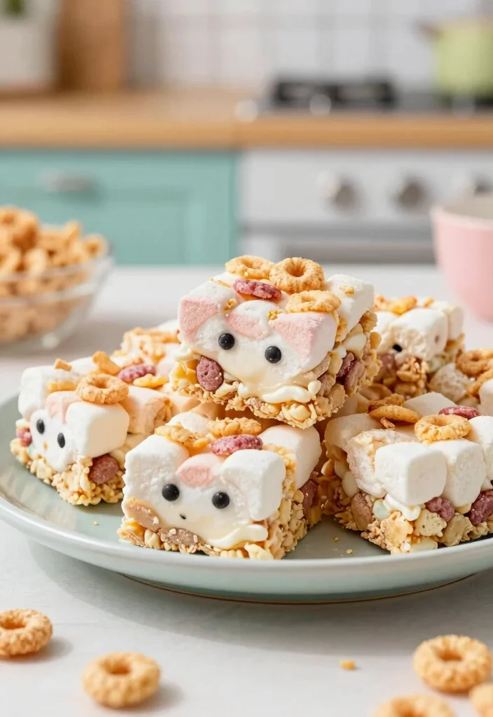 12 Cereal Dessert Recipes for Fun Crunchy Treats 12. Marshmallow Cereal Treats 0