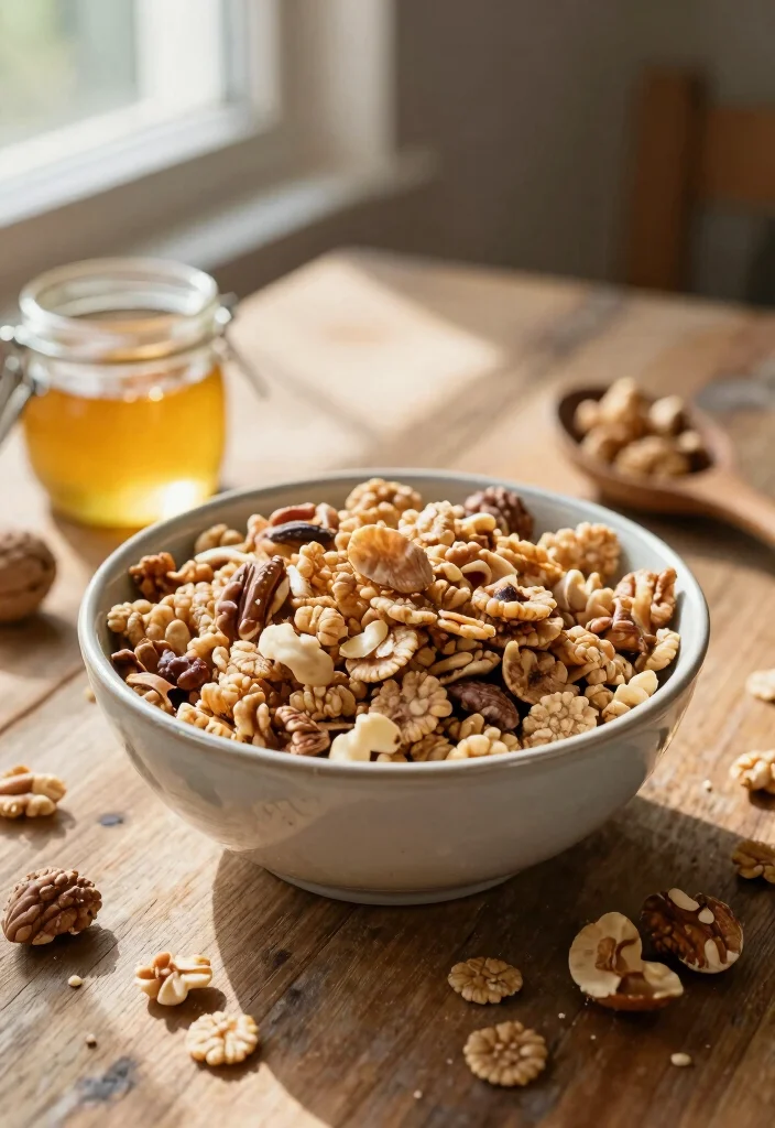 12 Cereal Dessert Recipes for Fun Crunchy Treats 5. Nutty Cereal Clusters 0