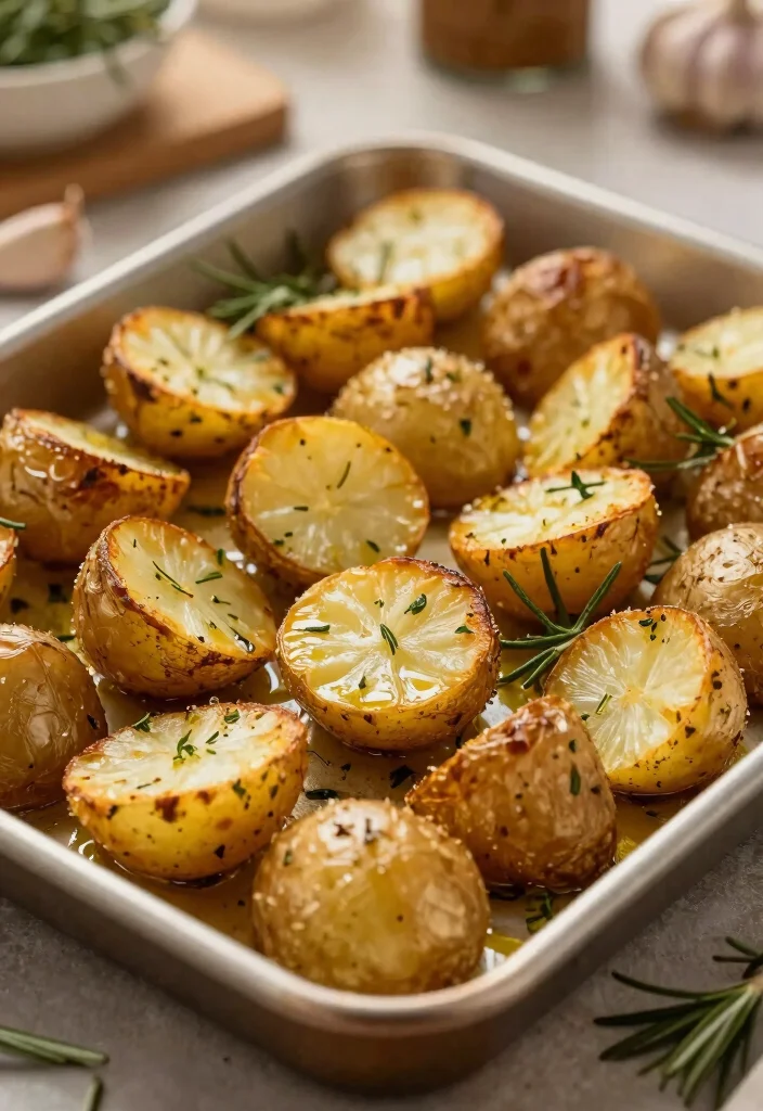 12 Healthy Potato Recipes for Wholesome Comfort Meals 5. Garlic and Herb Roasted Potatoes 0