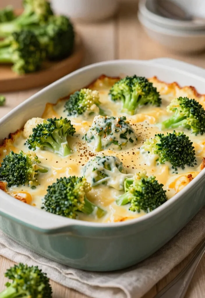 12 Healthy Vegetable Bake Recipes for Easy Family Dinners 12. Broccoli and Cauliflower Bake 0