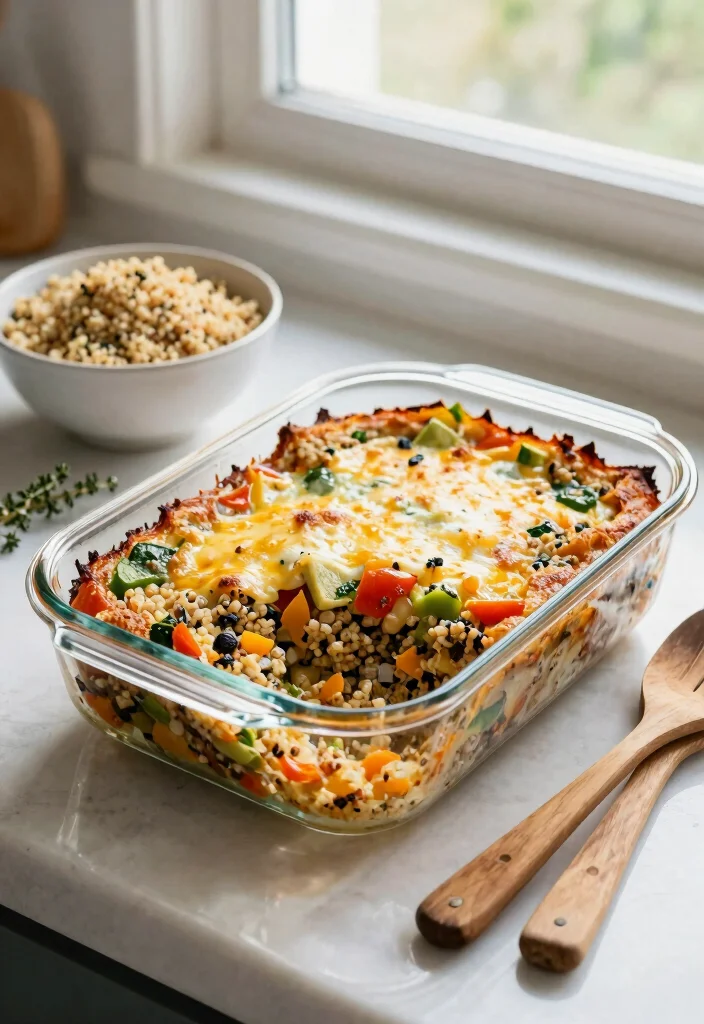 12 Healthy Vegetable Bake Recipes for Easy Family Dinners 3. Veggie Quinoa Casserole 0