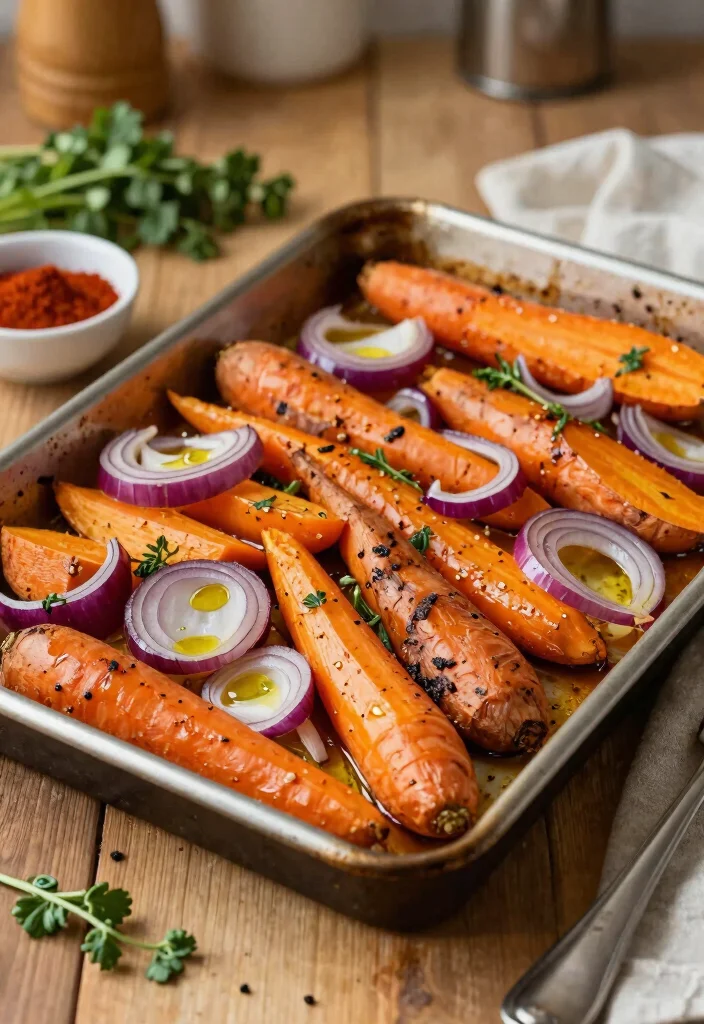 12 Healthy Vegetable Bake Recipes for Easy Family Dinners 4. Spicy Roasted Vegetable Bake 0