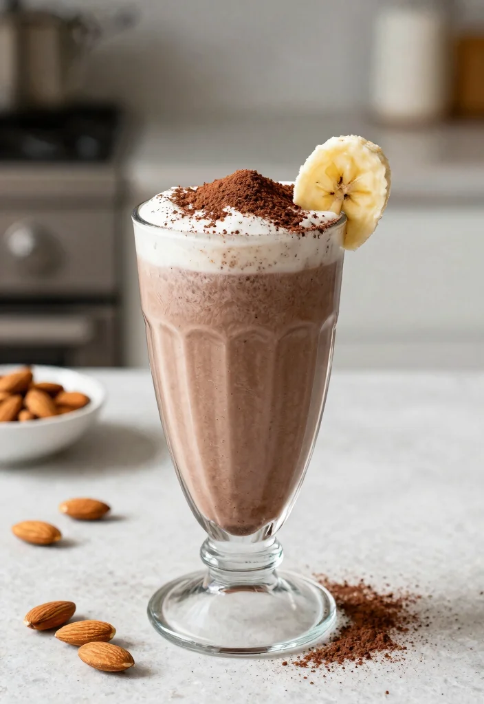 12 Plant Based Dessert Recipes for Clean Sweet Indulgence 9. Chocolate Almond Milkshake 0
