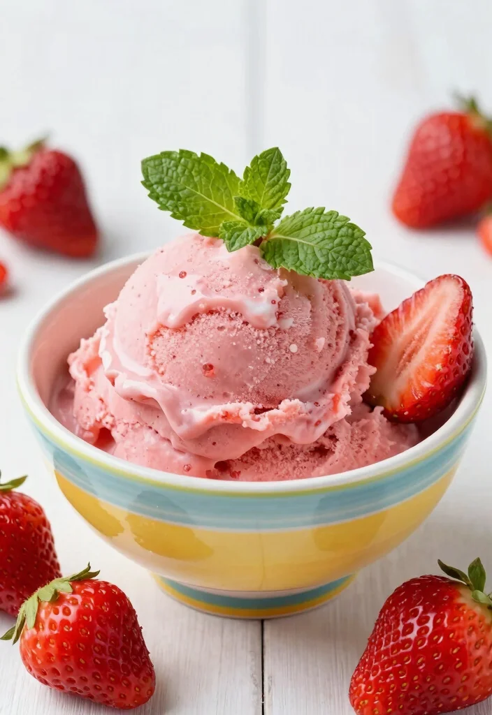 12 Strawberry Dessert Recipes for Fresh Sweet Treats 10. Strawberry Sorbet 0