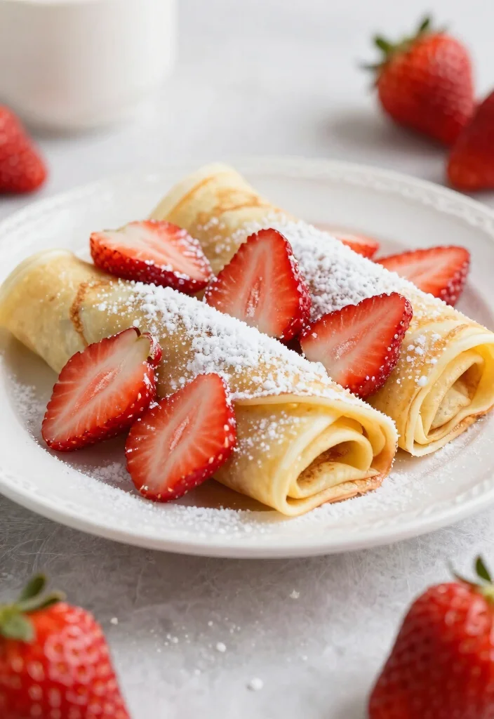 12 Strawberry Dessert Recipes for Fresh Sweet Treats 11. Strawberry Crepes 0