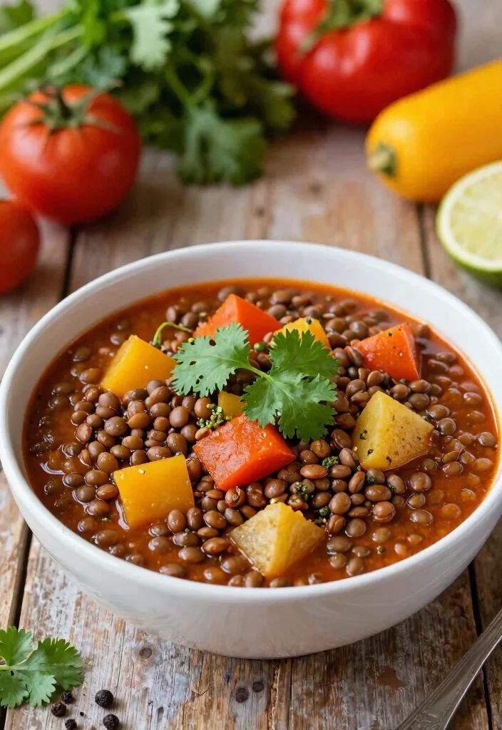 12 Vegan Chili Recipes for Cozy Comfort Bowls 4. Lentil and Vegetable Chili 0