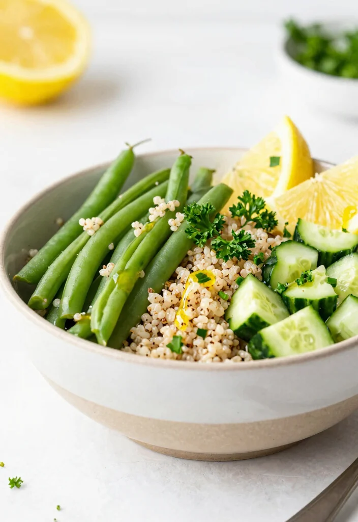 12 Vegan Green Bean Recipes for Simple Plant Based Sides 12. Green Bean and Quinoa Salad 0
