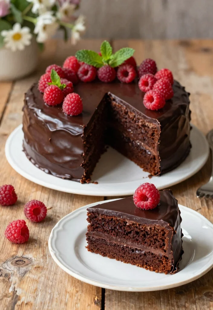 12 Wedding Dessert Recipes for an Elegant Celebration Table 1. Decadent Vegan Chocolate Cake 0