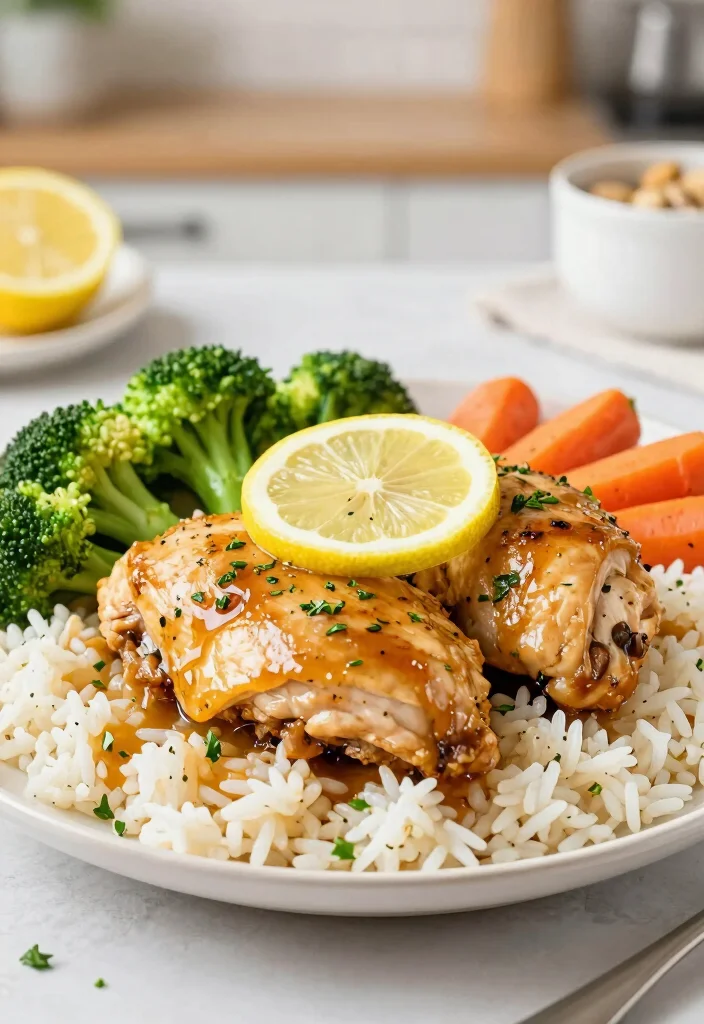 12 Weekly Dinner Recipes for Stress Free Meal Planning 2. Slow Cooker Lemon Garlic Chicken 0