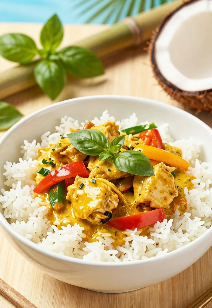 12 Weekly Dinner Recipes for Stress Free Meal Planning 7. Thai Coconut Curry Chicken 0